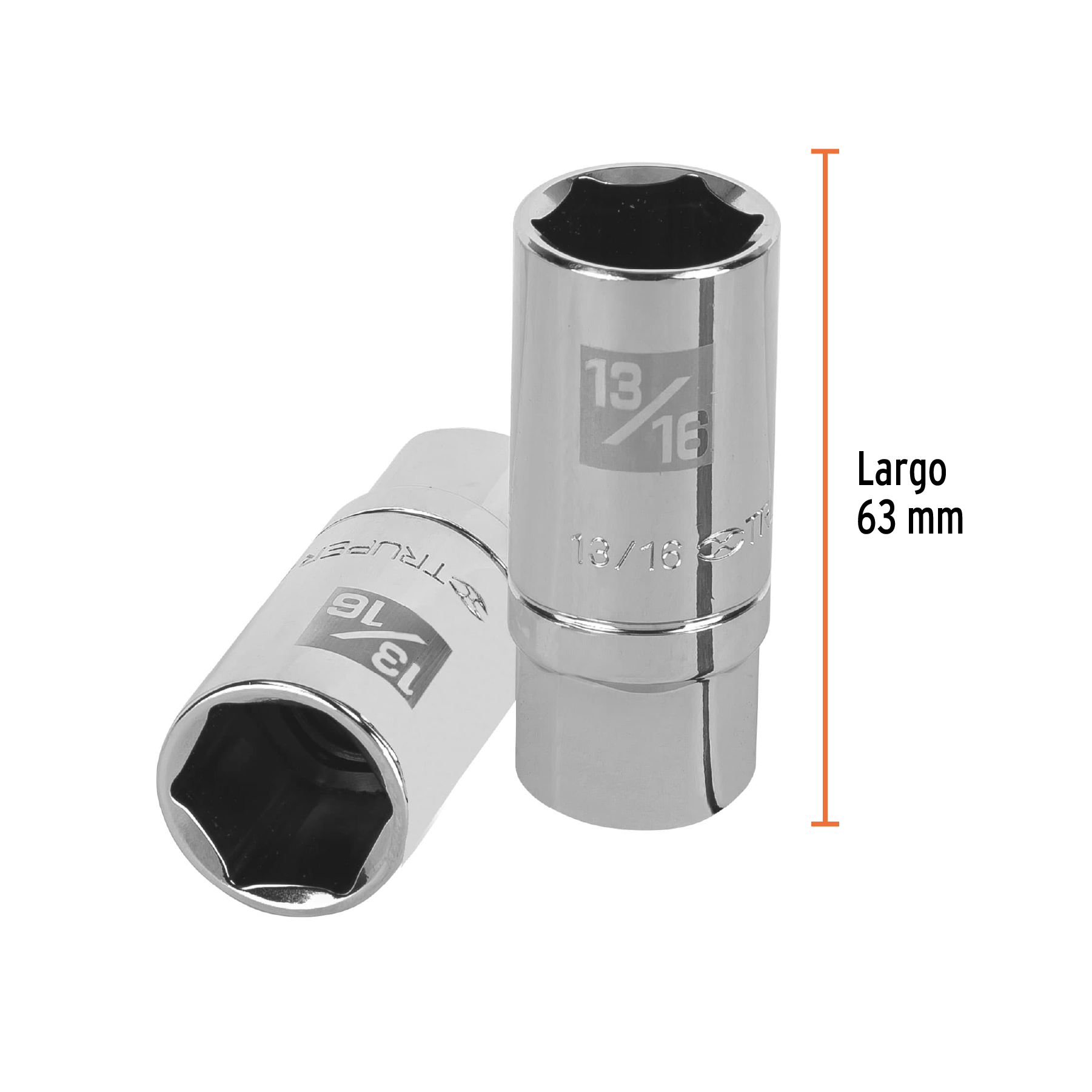 Dado Para Bujias de 13/16" Cuadro 1/2"