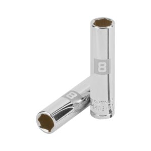 Dado Largo 8mm Cuadro 1/4"