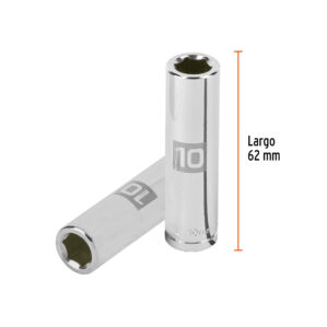 Dado Largo de 10mm Cuadro 3/8