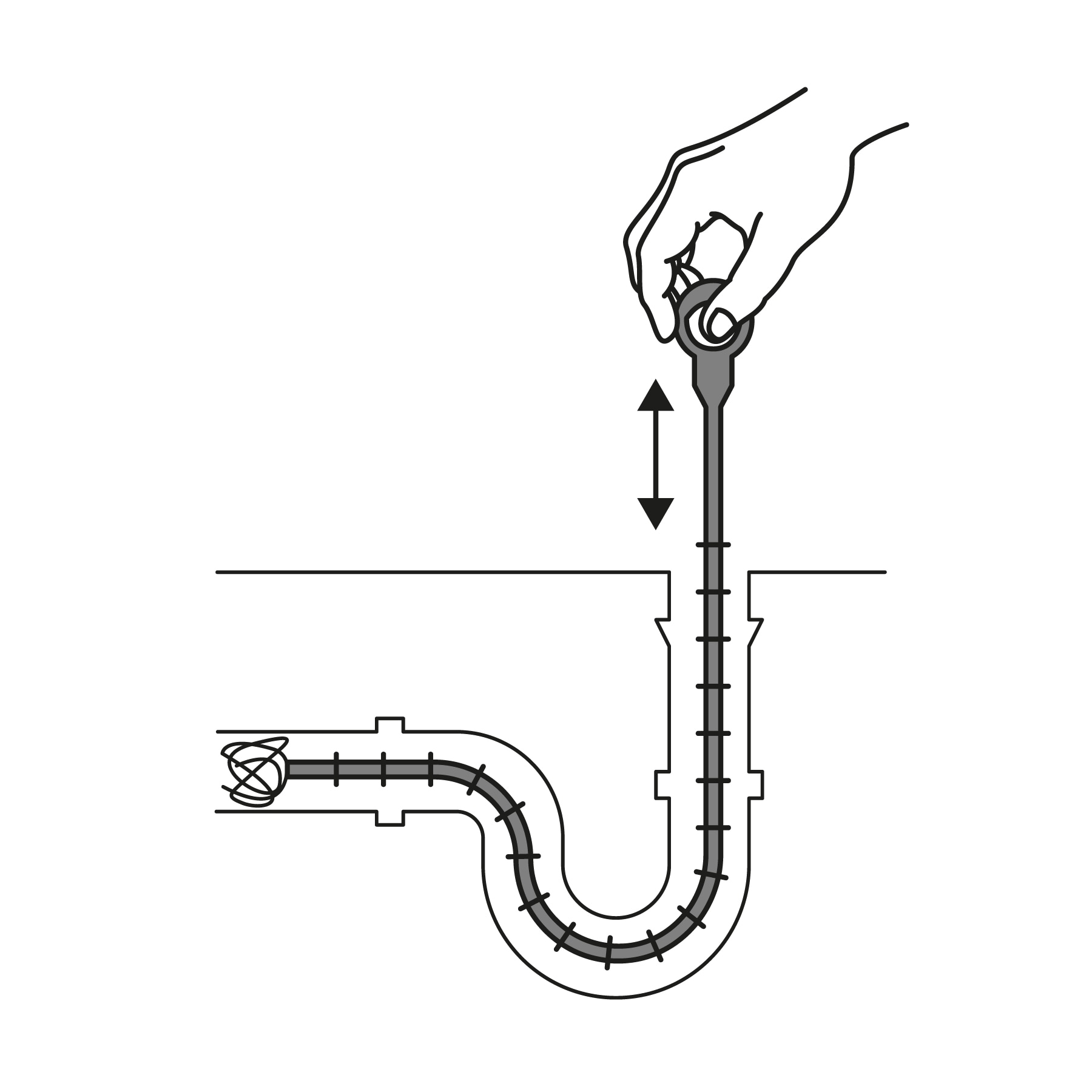 Pack de 2 Guias Destapacaños drenaje 50cm Pretul