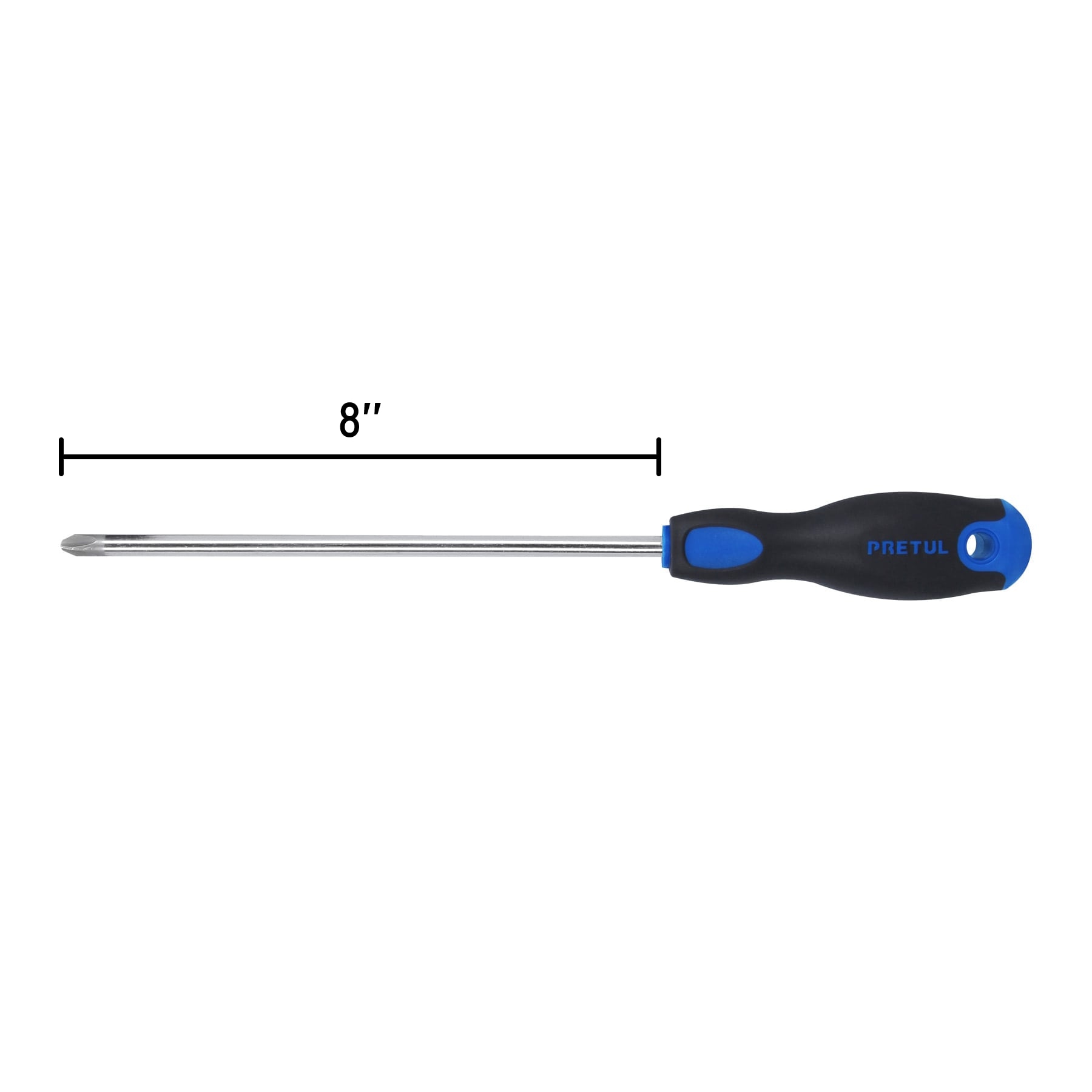 Desarmador de Cruz Phillips 5/16x8" Comfort Grip Pretul