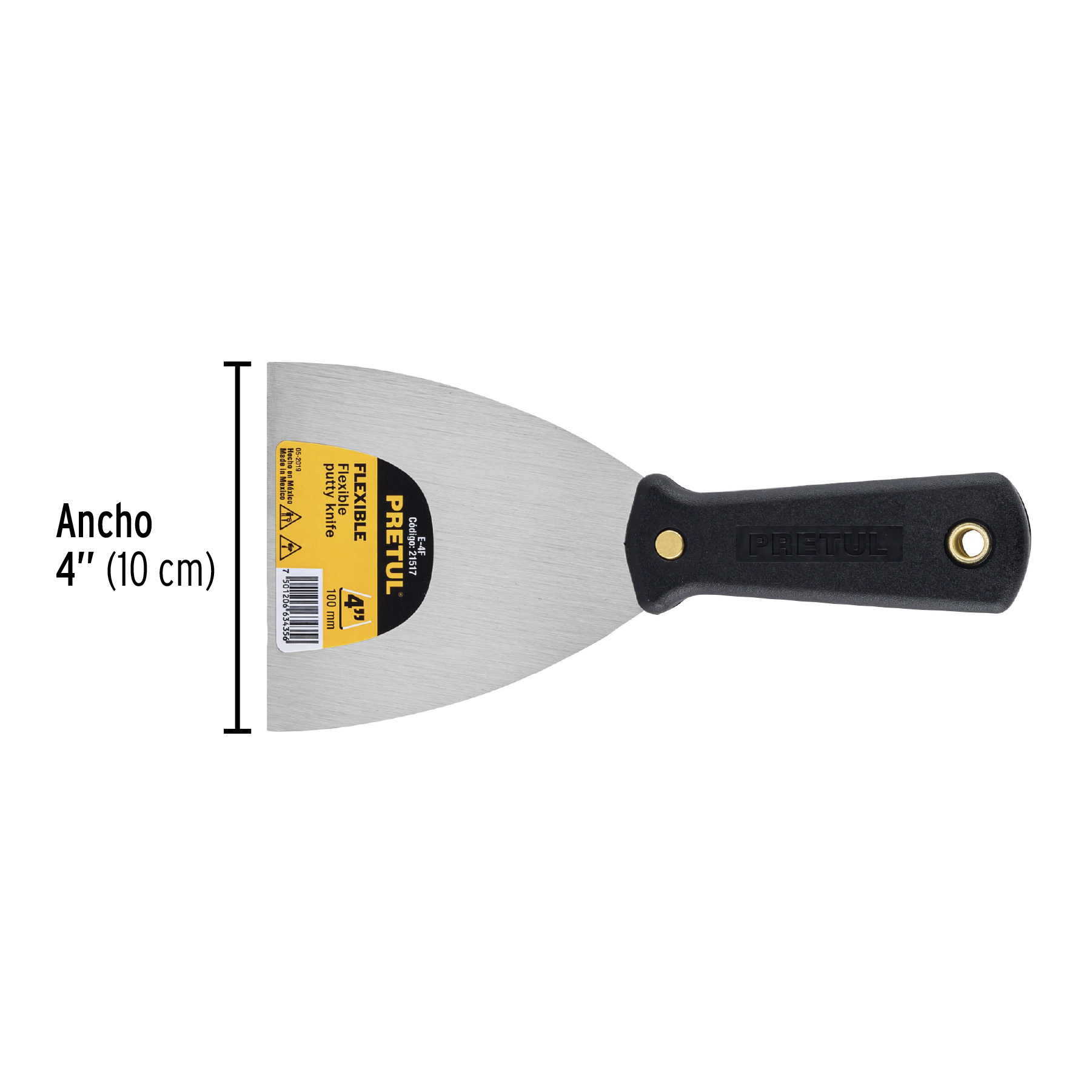 Espatula 4" flexible Pretul