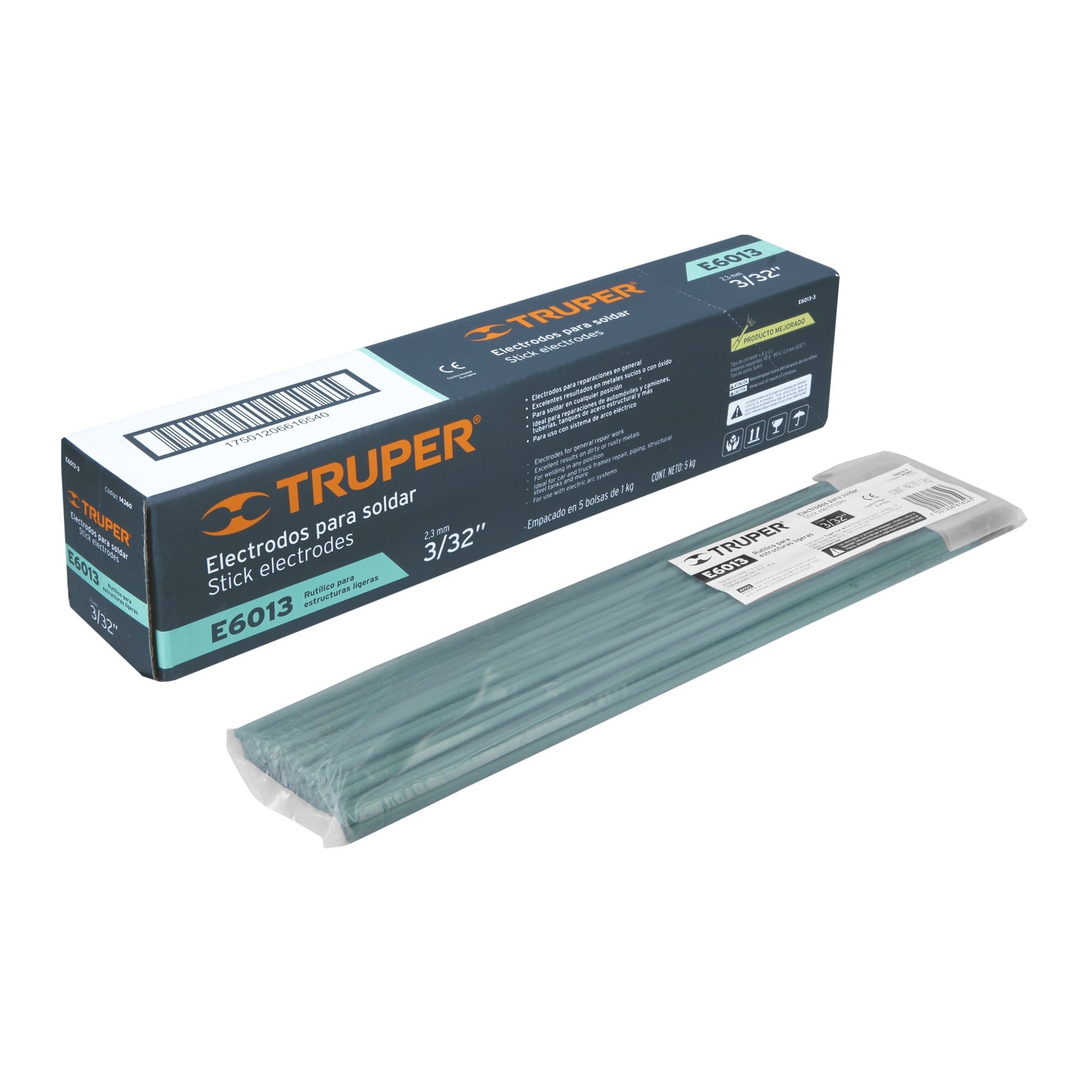 Electrodo 6013 de 3/32" Bolsa de 1kg Soldadura