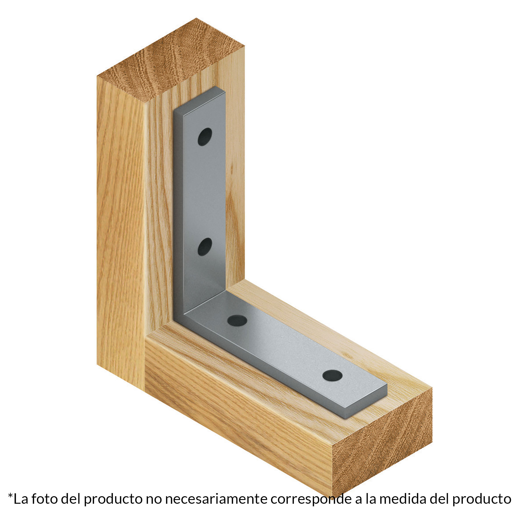 Bolsa 24 Piezas Escuadra esquinera 1-1/2" x 1-1/2"