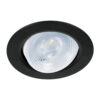 Lampara Empotrado, redondo, 5 W, 6500k, LED, negro