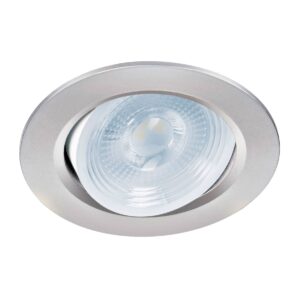 Spot dirigible Led Redondo 5w 6500k plata