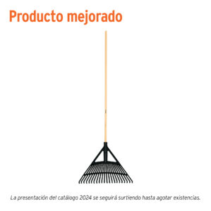 Escoba plastica jardin de 22 dientes 22" 55cm Pretul