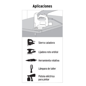 Extension electrica uso rudo 4m calibre 16 Volteck