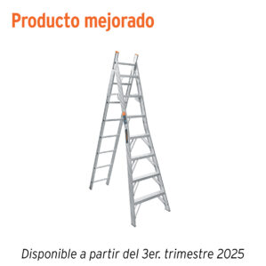 Escalera Convertible tipo ll de 175kg con 15 escalones