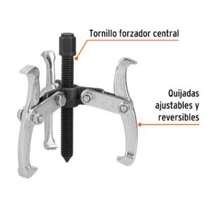 Extractor de poleas 3 quijadas 3"