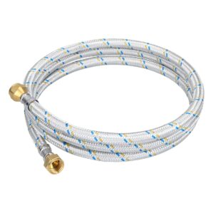 Manguera para gas de 2m de Hule con Aluminio Reforzada