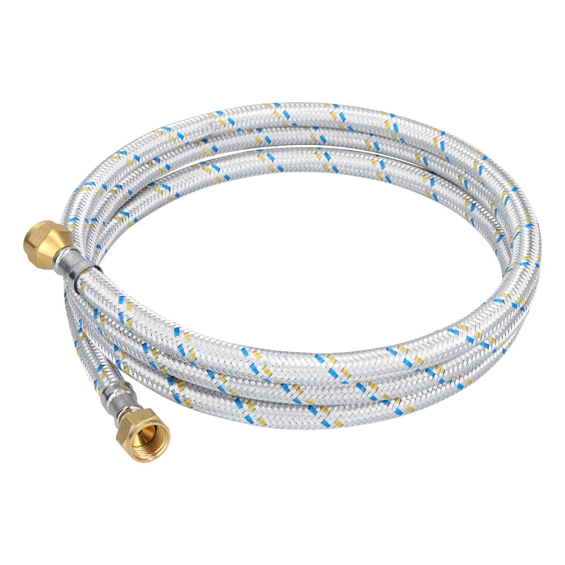 Manguera para gas de 2m de Hule con Aluminio Reforzada