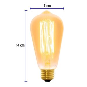 Foco Lampara incandescente vintage 40W Edison