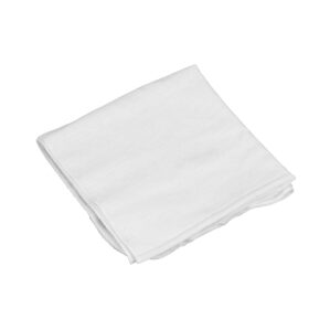 Franela blanca de algodon 1m