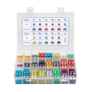 Juego de fusibles automotrices estandar y mini 300pz