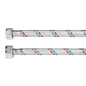 Manguera WC de 35cm de 1/2" x 7/8" Economica