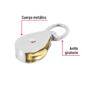 Garrucha para noria de 1-1/2"