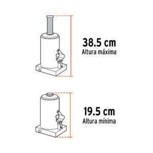 Gato de botella 4 toneladas