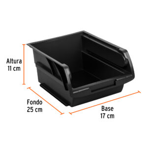 Gaveta apilable #3 de plastico 24.5x17x11cm