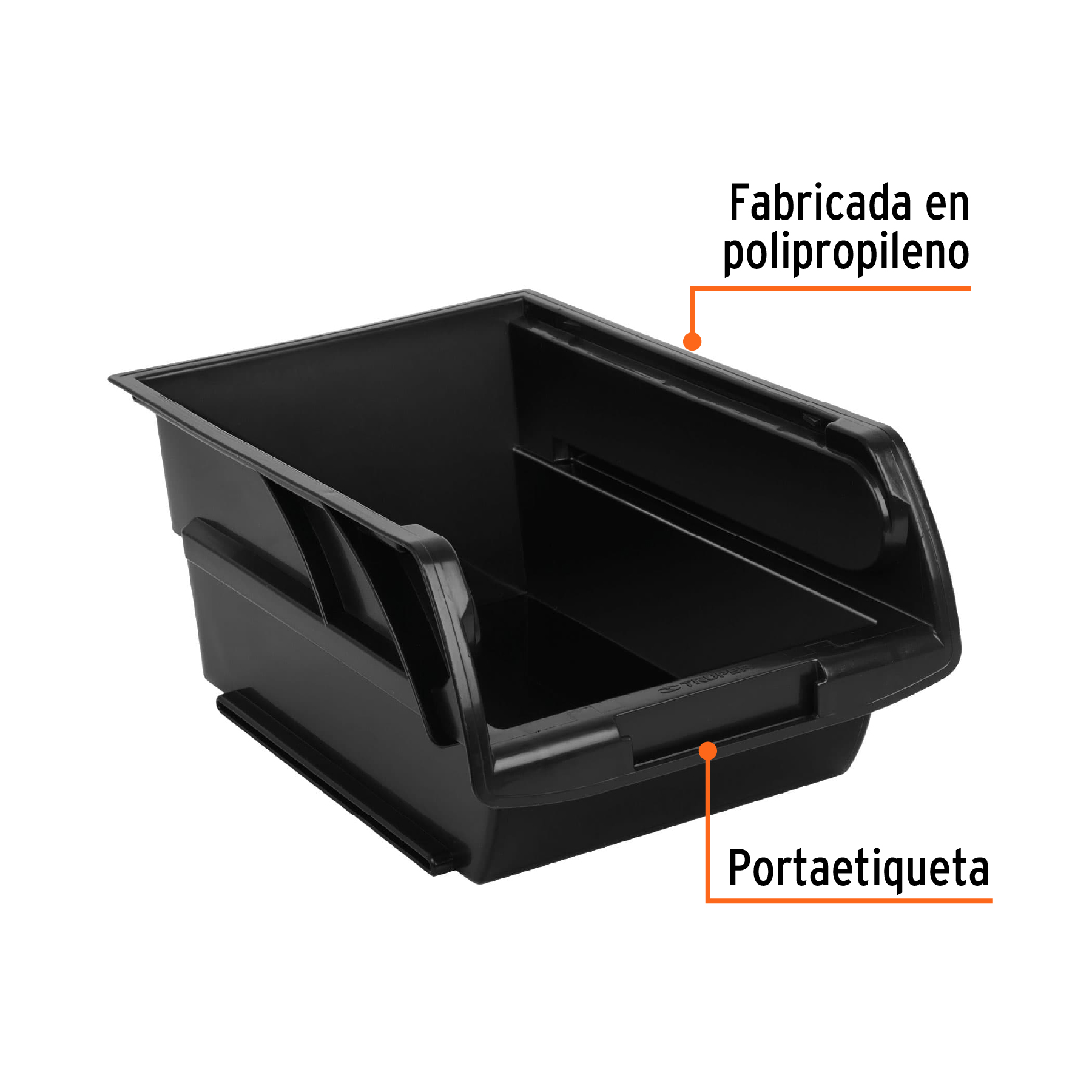 Gaveta apilable #4 de plastico 34x21x15cm