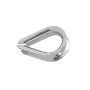 Pack de 5 Piezas de Guardacabo galvanizado 7/16