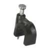 Grapa para cable redondo 8mm negra bolsa 20 piezas