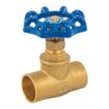Valvula de globo de laton soldable de 1" Alta Presion