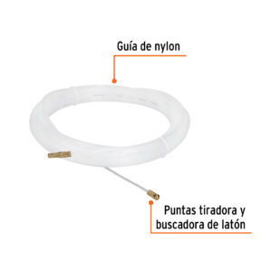 Guia de nylon para cable 15m