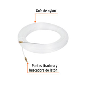 Guia de nylon para cable 30m