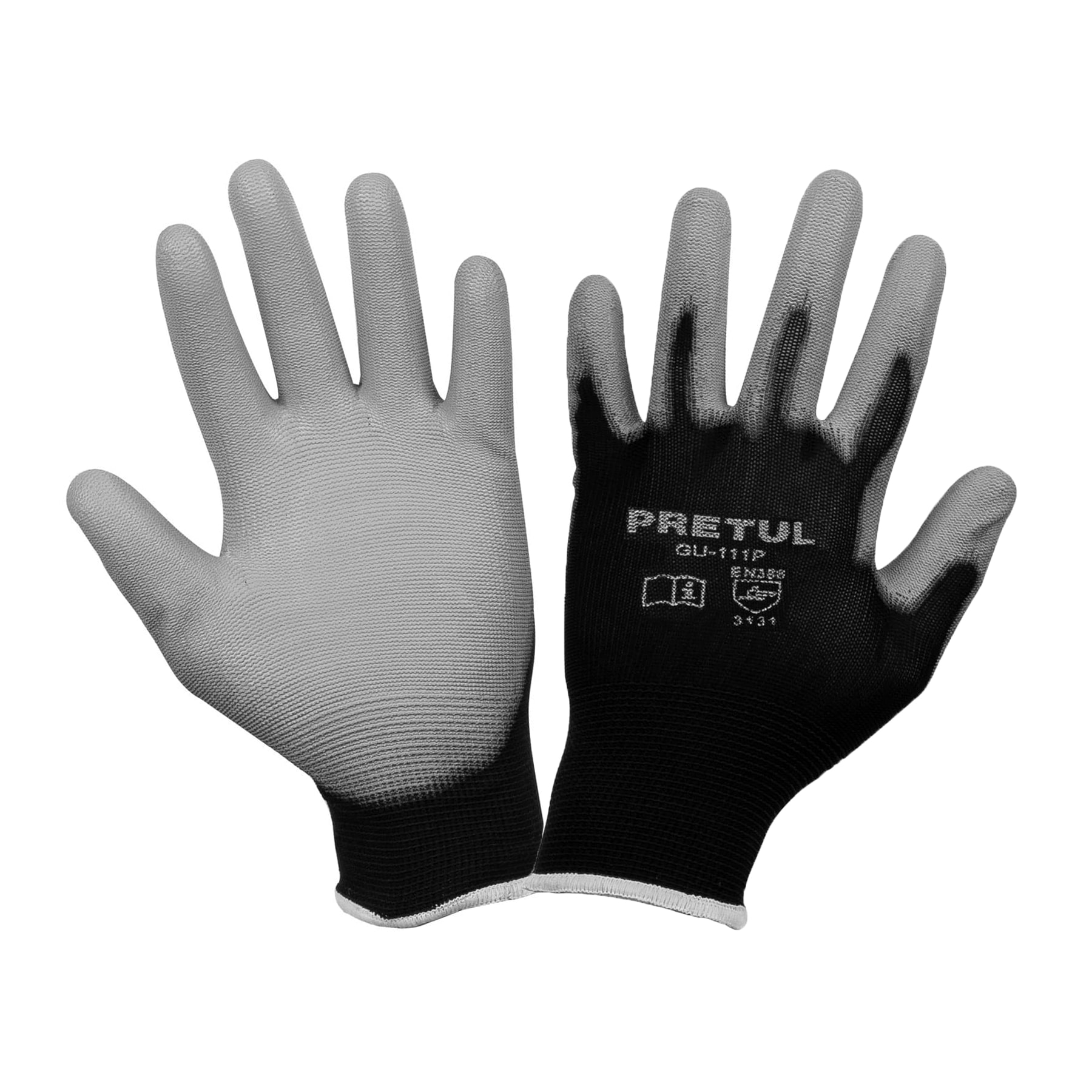 Guantes de nylon recubiertos de poliuretano chicos Pretul