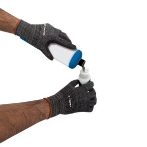 Guantes de nitrilo rugoso arenoso maximo agarre grandes