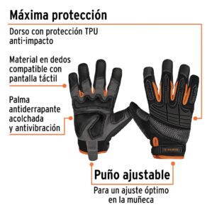 Guantes Automotriz Con proteccion anti-impacto