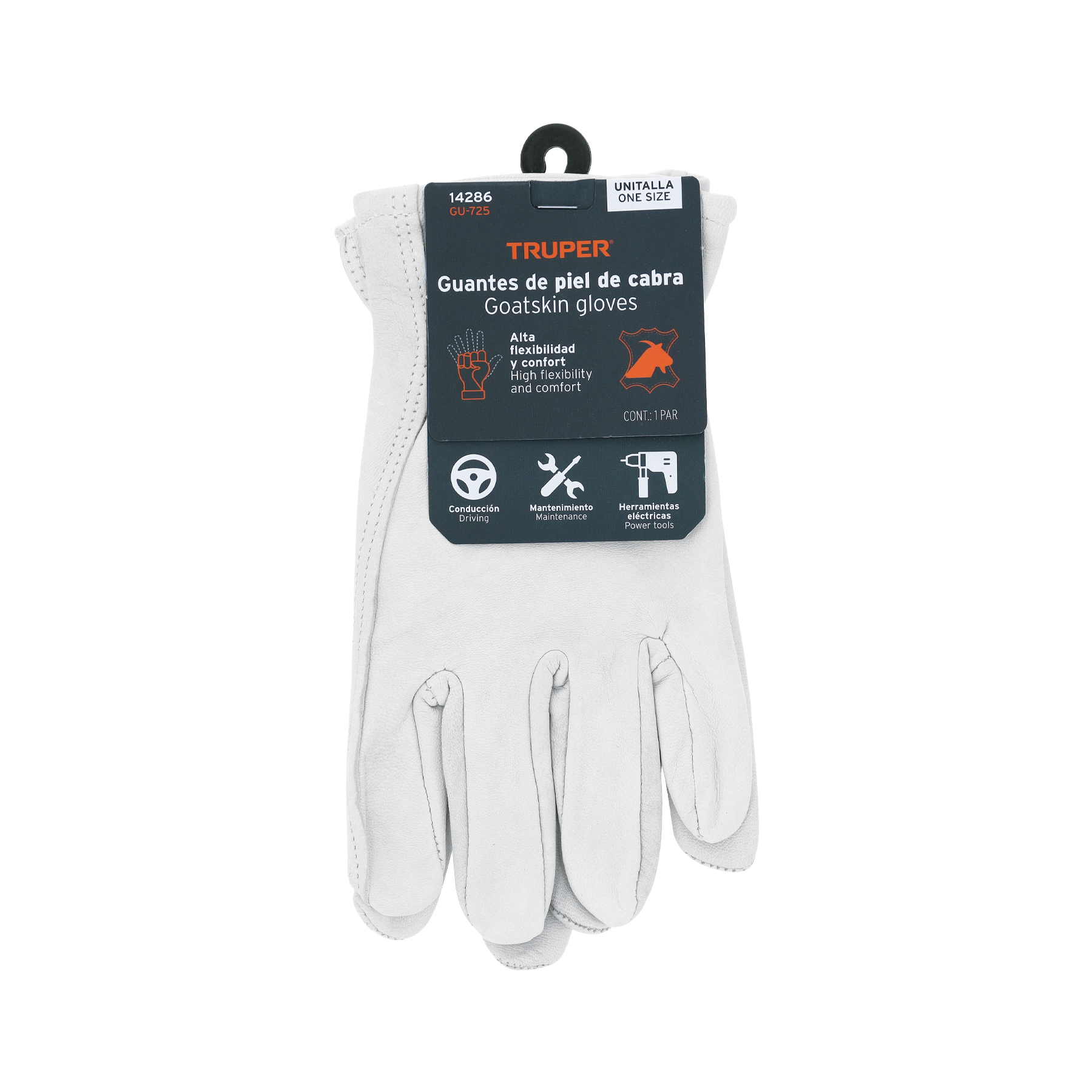 Guantes de piel de cabra tipo operador