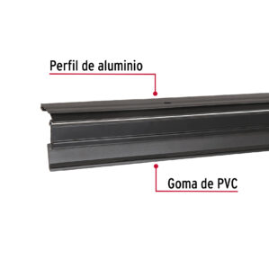 Guardapolvo automatico 100 cm negro