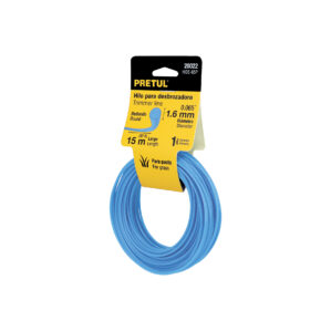 Hilo redondo para desbrozadora, 15 m, 1.6 mm, Pretul