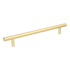 Jaladera laton brillante estilo Cilindro Largo 192mm