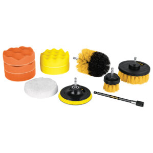 Juego 11 accesorios de limpieza y pulido para taladro