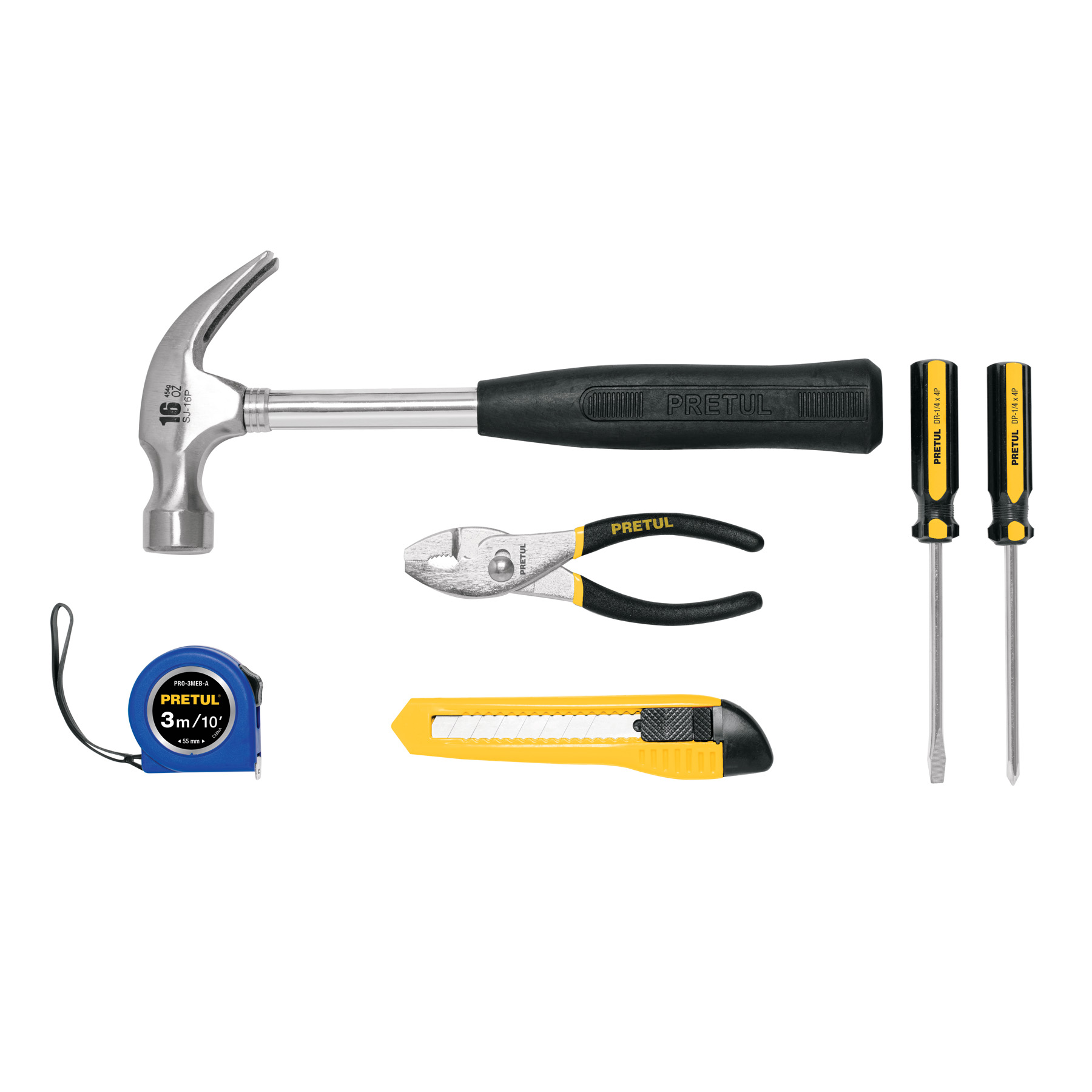 Juego casero de herramientas 6 piezas Pretul