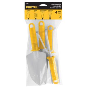 Juego herramientas para jardin 4 piezas Pretul