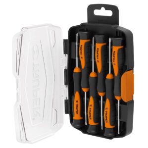 Juego con desarmadores largos de precision 6 piezas