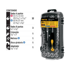 Juego de dados cuadro 1/4