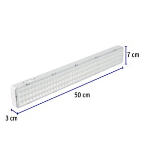 Lampara de emergencia recargable 1000lm de 120 Leds