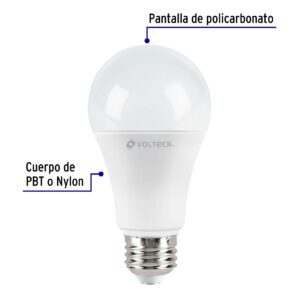 Foco LED de 14w (115w) luz de dia Volteck