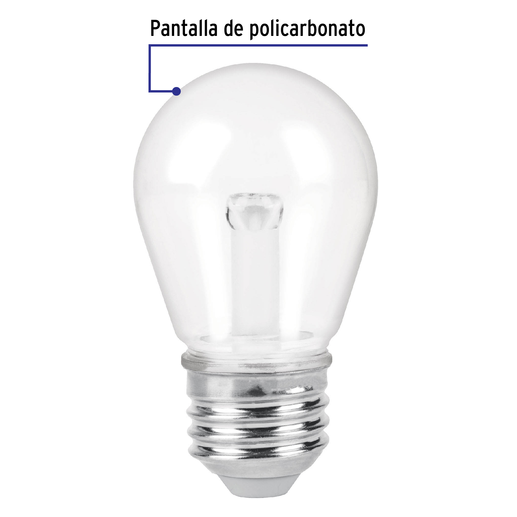 Lampara LED S14 de 1w luz calida