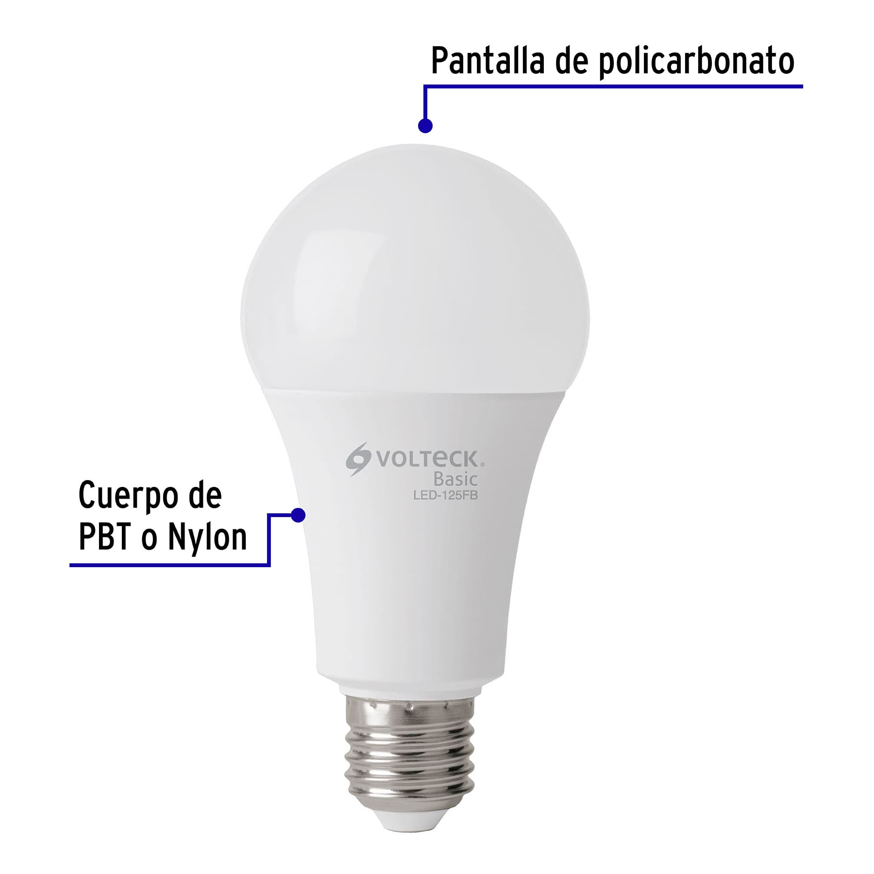 Pack 4 Piezas de Foco Lampara LED 16W Luz de dia