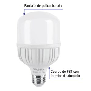 Foco Lampara LED 20w Alta potencia Luz de dia