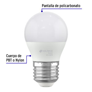 Foco Lampara LED 3W luz de dia Volteck Basic