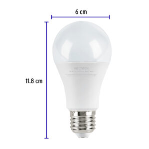 Foco Lampara de LED de 12w (80w) luz de dia blister