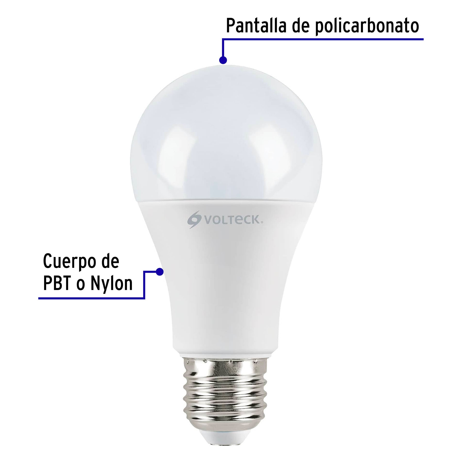 Pack 4 Piezas de Foco Lampara LED 12w (80w) Luz de dia