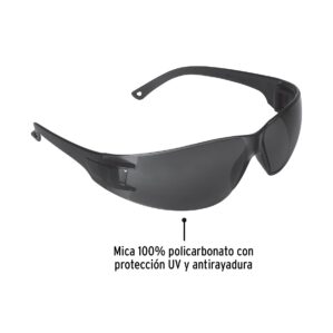 Lentes de seguridad mica gris Pretul